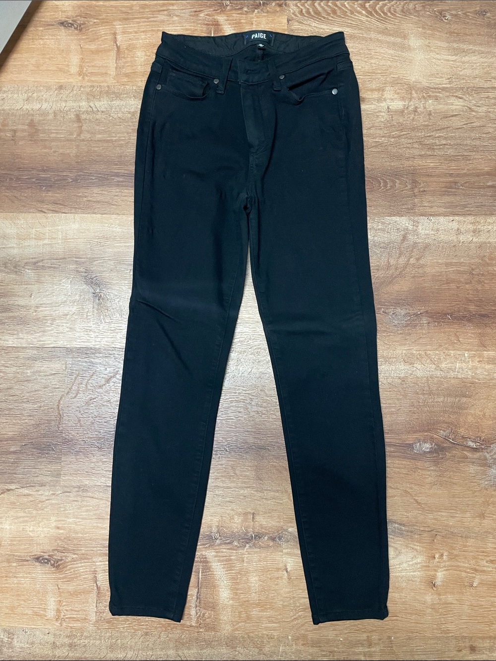 PAIGE Black Skinny High-Rise Women's Jeans